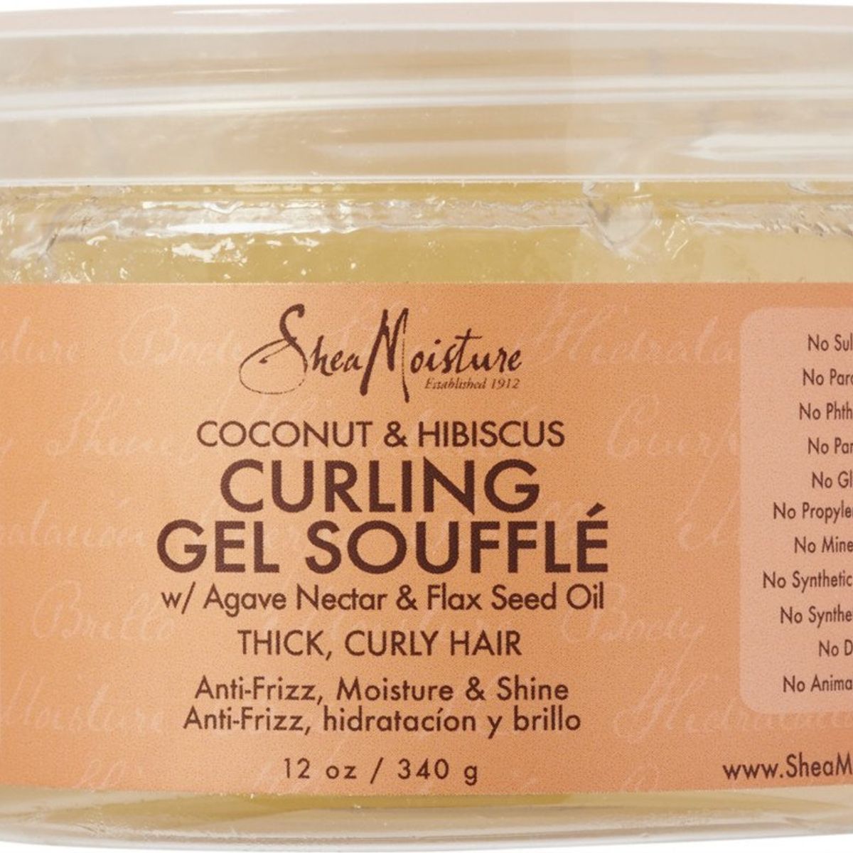 SHEA MOISTURE - Gel Soufflé para Rizos Coconut & Hibiscus 340ml Shea Moisture
