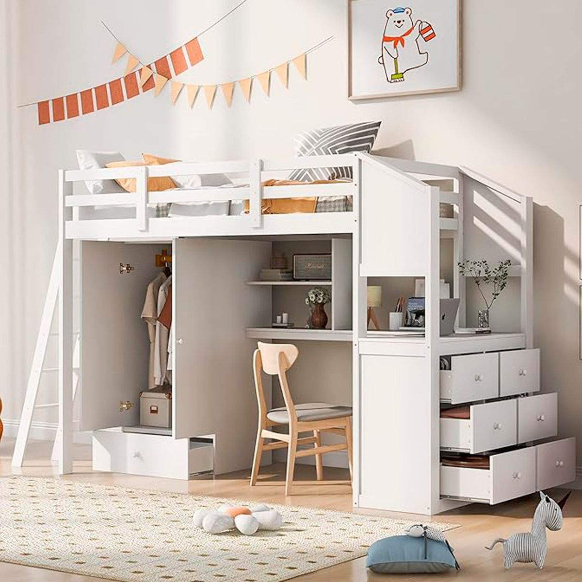 BH BARAKA HOME PREMIUM - Camarote Multifuncional Lei 1 Plz