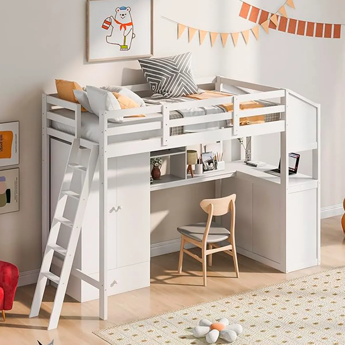 BH BARAKA HOME PREMIUM - Camarote Multifuncional Lei 1.5 Plz