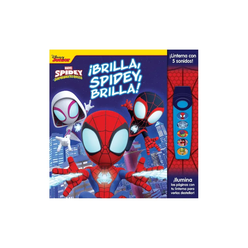 PI KIDS - DISNEY JUNIOR MARVEL BRILLA SPIDEY BRILLA CON LINTERNA