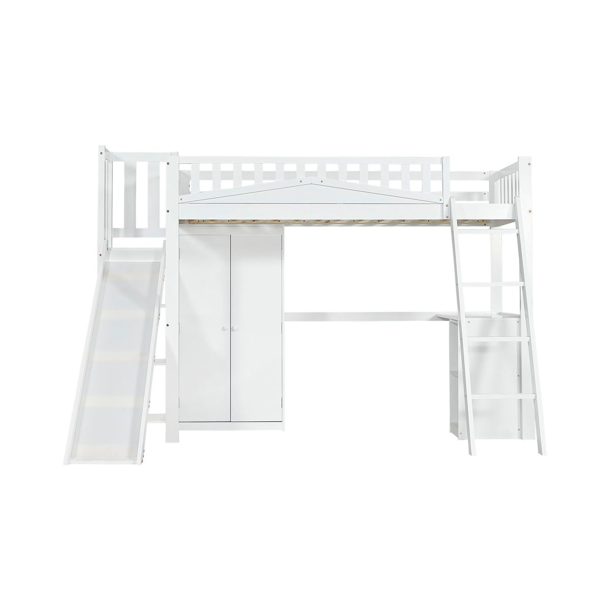 BH BARAKA HOME PREMIUM - Camarote Multifuncional Nai - Blanco