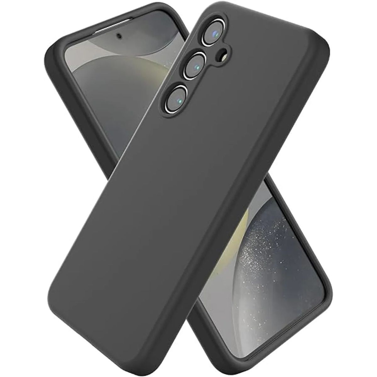 GENERICO - Case Protector para Samsung S24 PLUS Silicona Negro