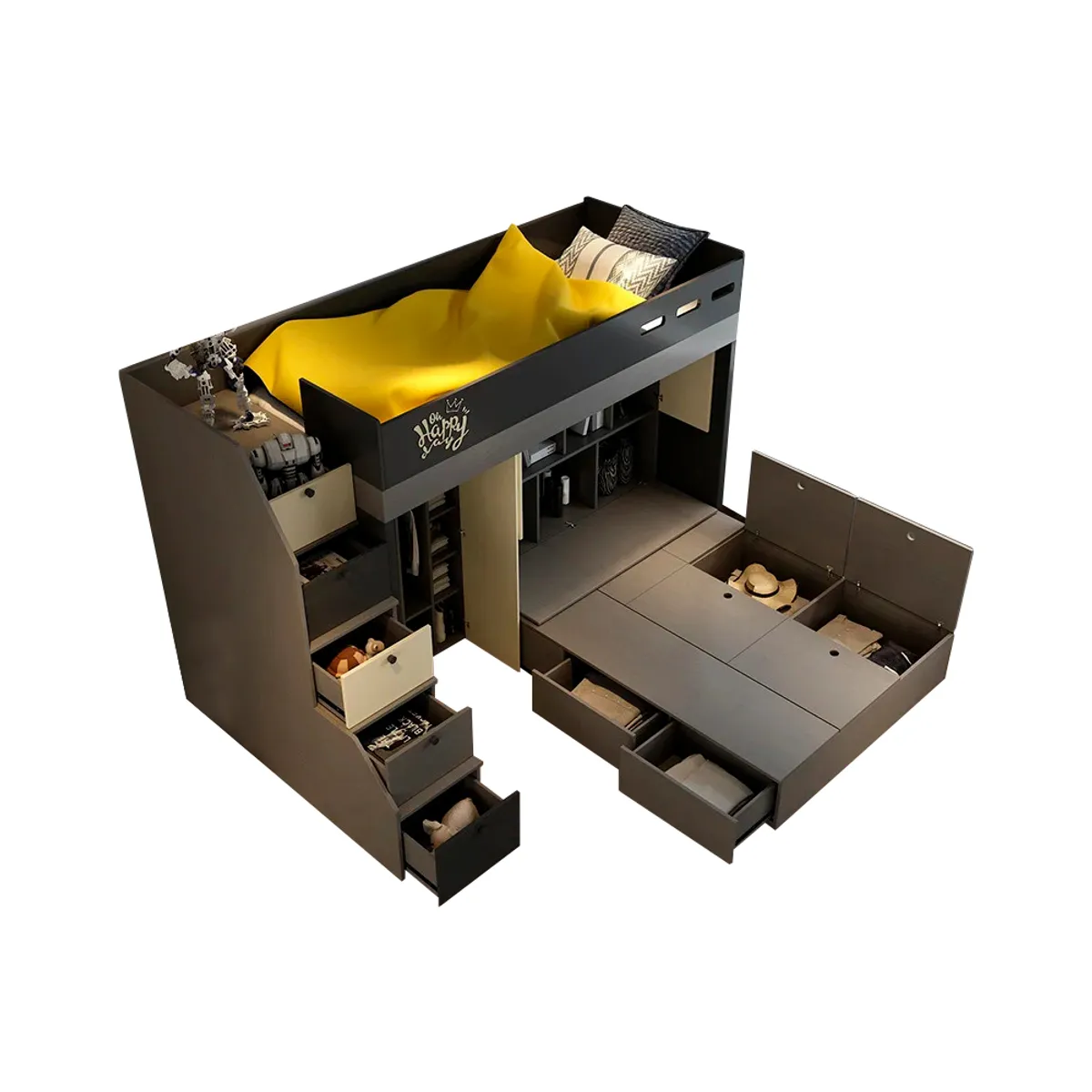 BH BARAKA HOME PREMIUM - Camarote Multifuncional Risan