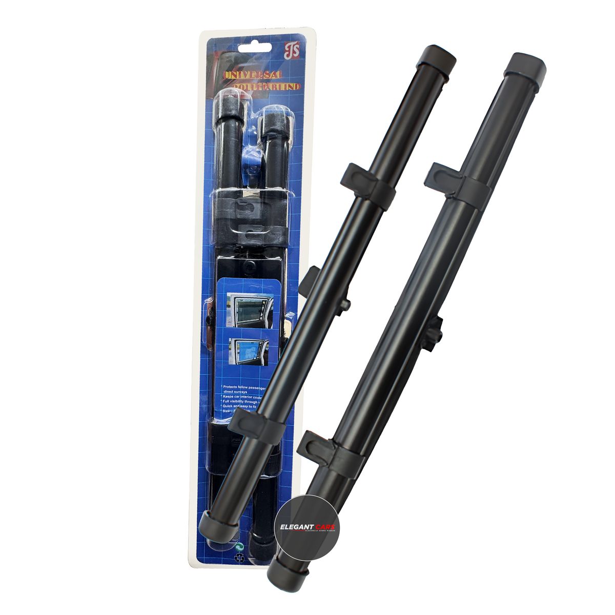 GENERICO - Tapasol Enrollable Universal negro 4045CM 2pcs