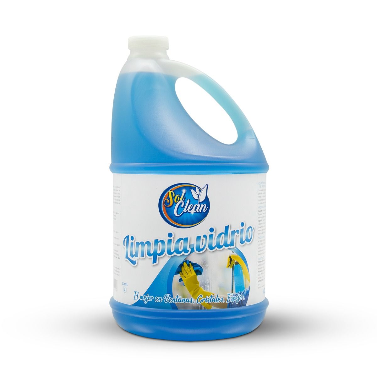 GENERICO - Limpia Vidrio Sol Clean 4 Lt Aroma Lavanda