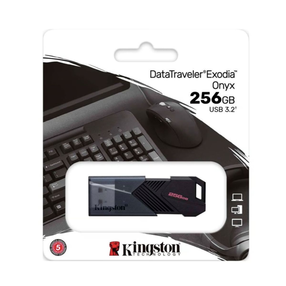 KINGSTON - MEMORIA USB KINGSTON EXODIA ONYX  256GB