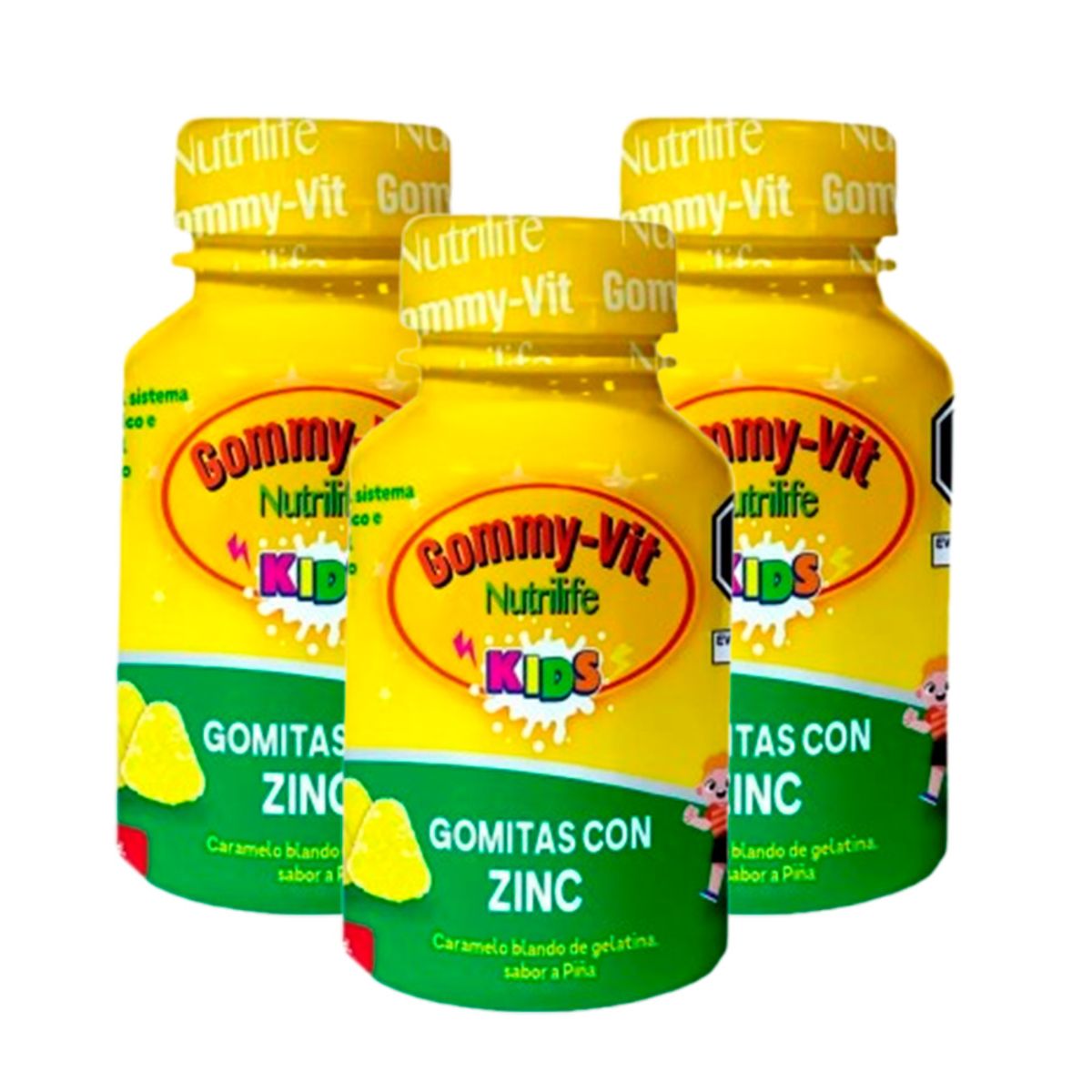 GENERICO - TRI PACK Gomitas con  Zinc