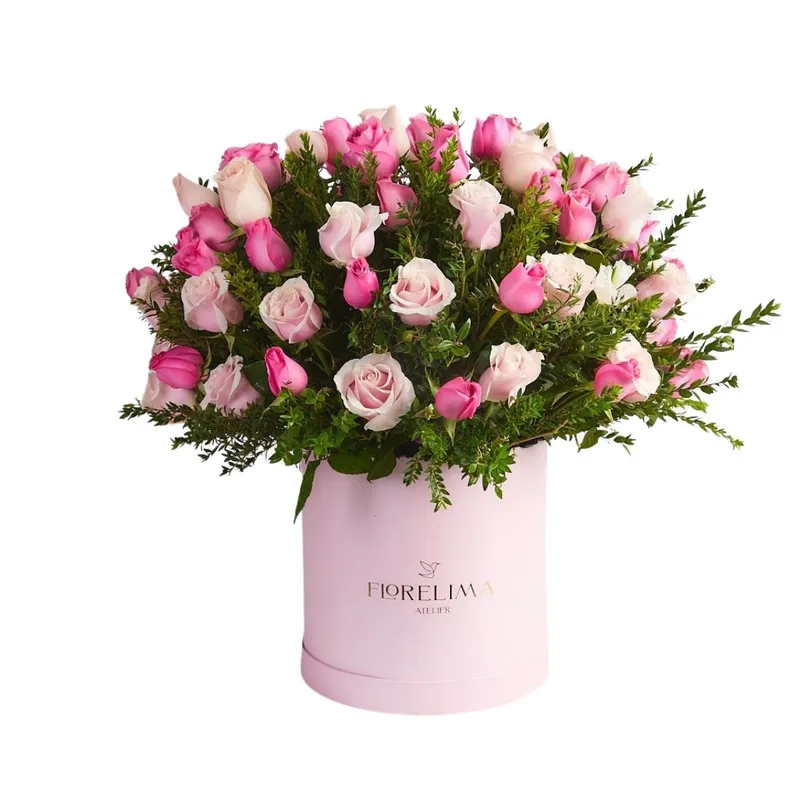 GENERICO - Box Rosas Rosadas Premium