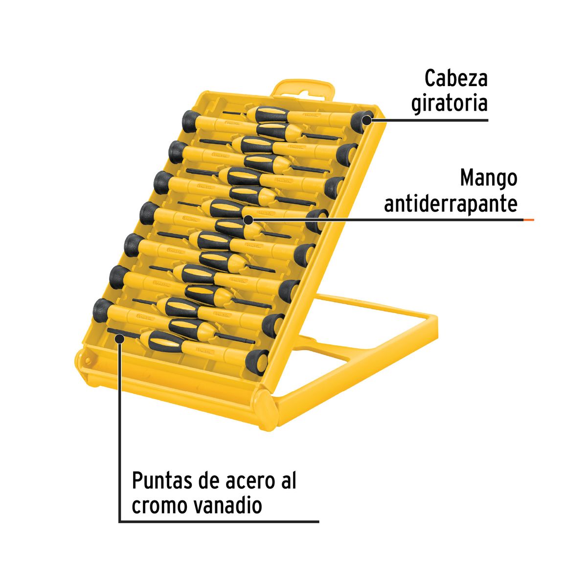 PRETUL - Juego con 15 desarmadores de joyero Pretul