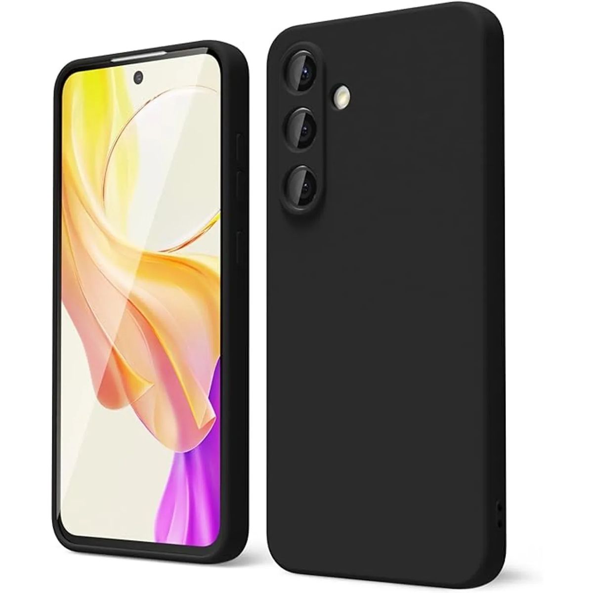 GENERICO - CASE SILICONA PARA SAMSUNG S25 PLUS - NEGRO