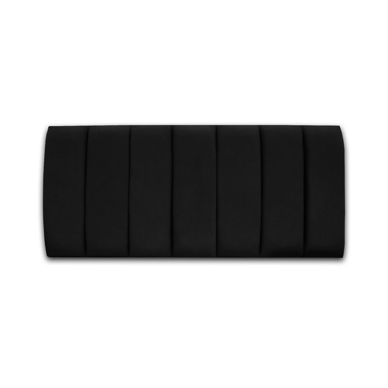 MUEBLES MACRUMO - Cabecera Aurea King Color Negro