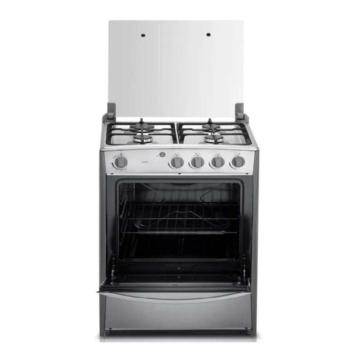 INDURAMA - Combo Indurama Cocina Coruña y Campana Extractora CEI-602CRP - Silver