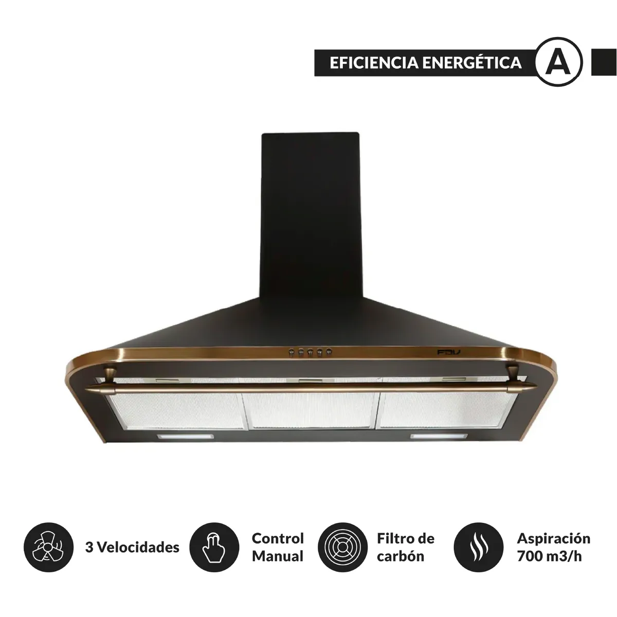 FDV - Campana Extractora Vintage 90 cm 3.0 FDV