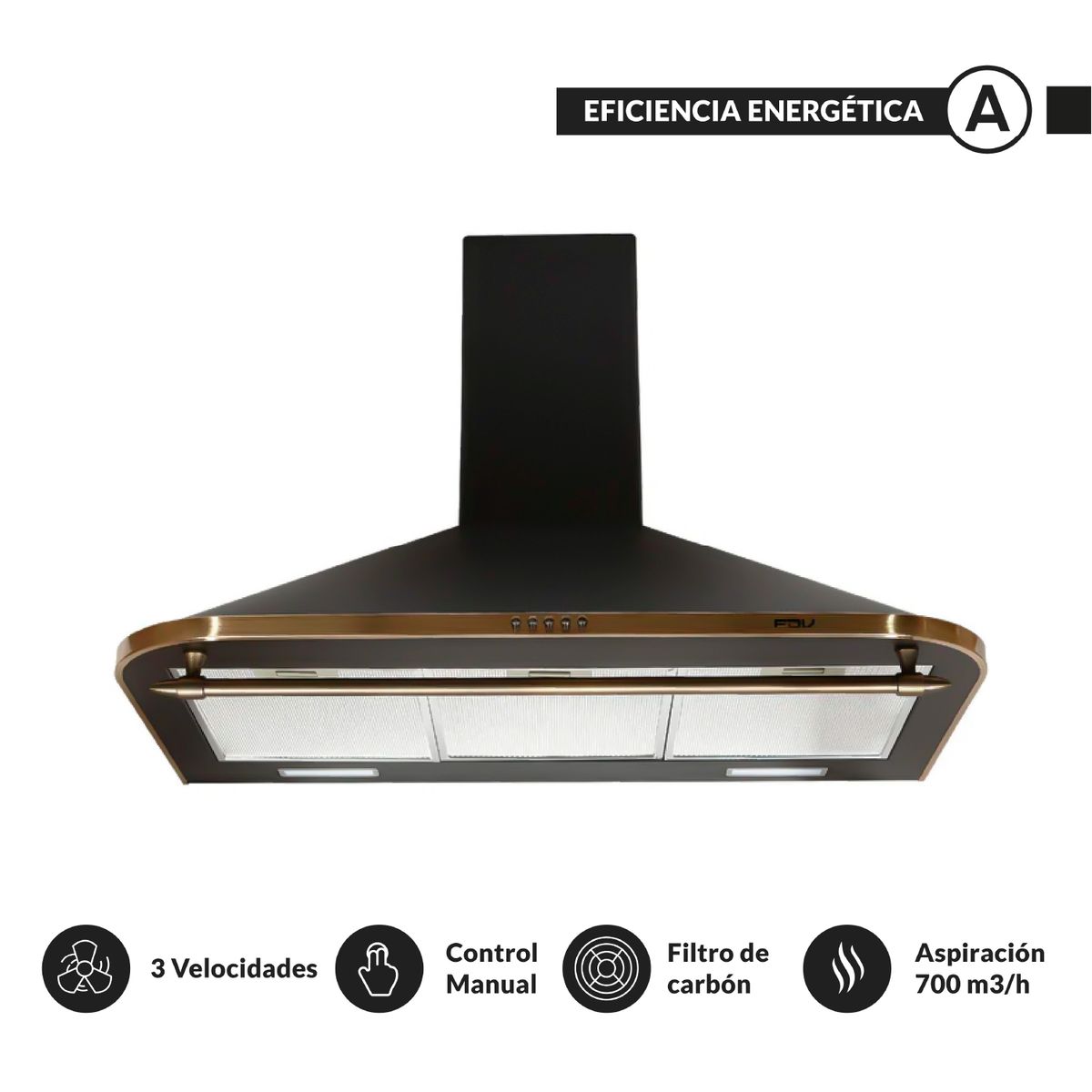 FDV - Campana Extractora Vintage 90 cm 3.0 FDV