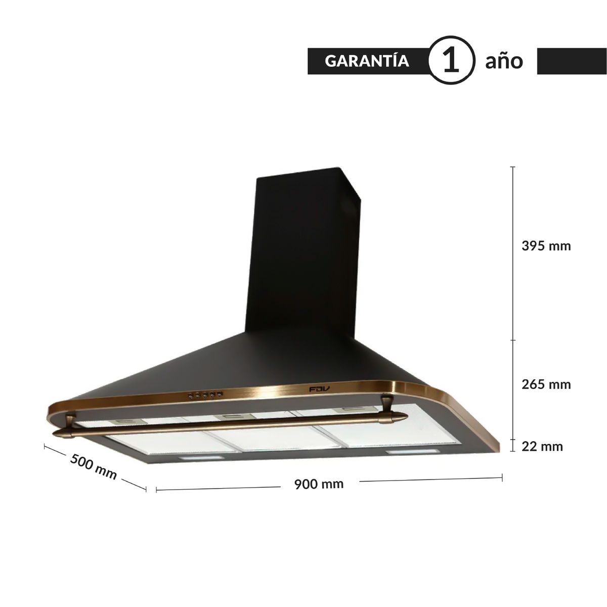 FDV - Campana Extractora Vintage 90 cm 3.0 FDV