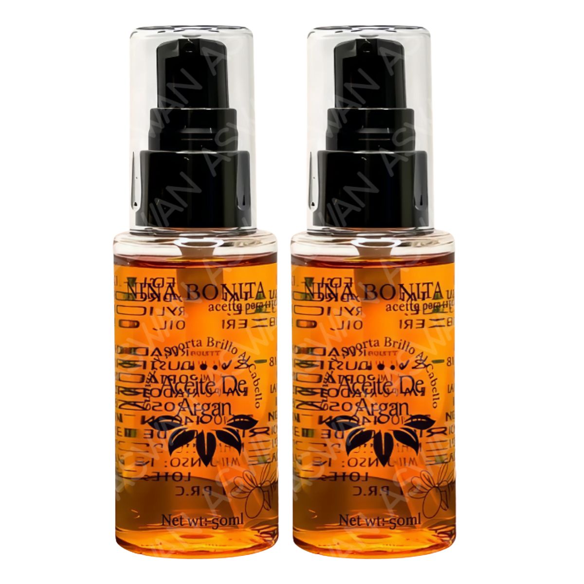 GENERICO - PACK DE 2 NIÑA BONITA  ACEITE DE ARGAN 50ML