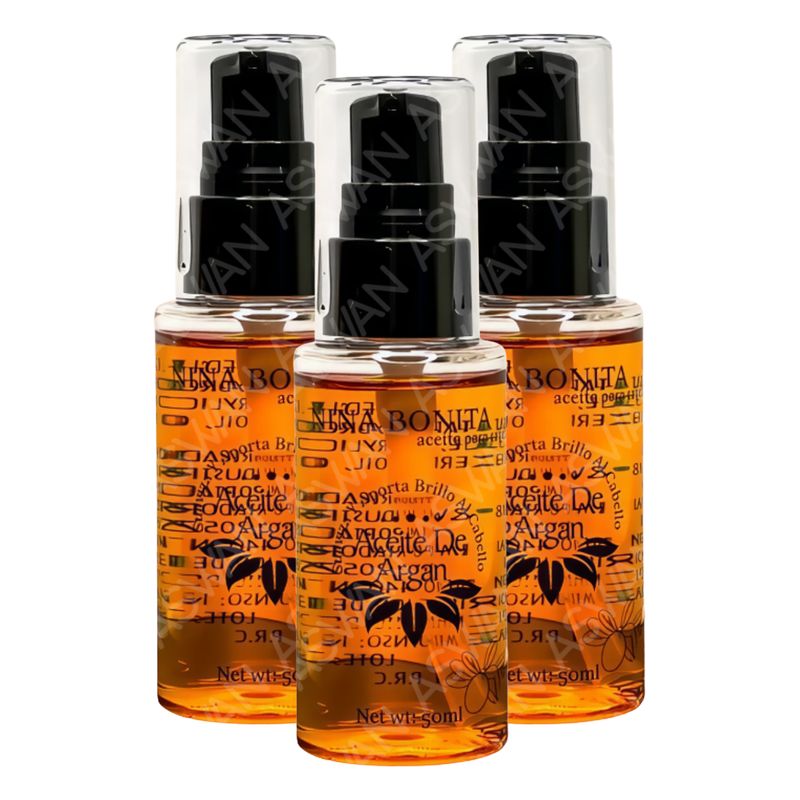 GENERICO - PACK DE 3 NIÑA BONITA ACEITE DE ARGAN 50ML -