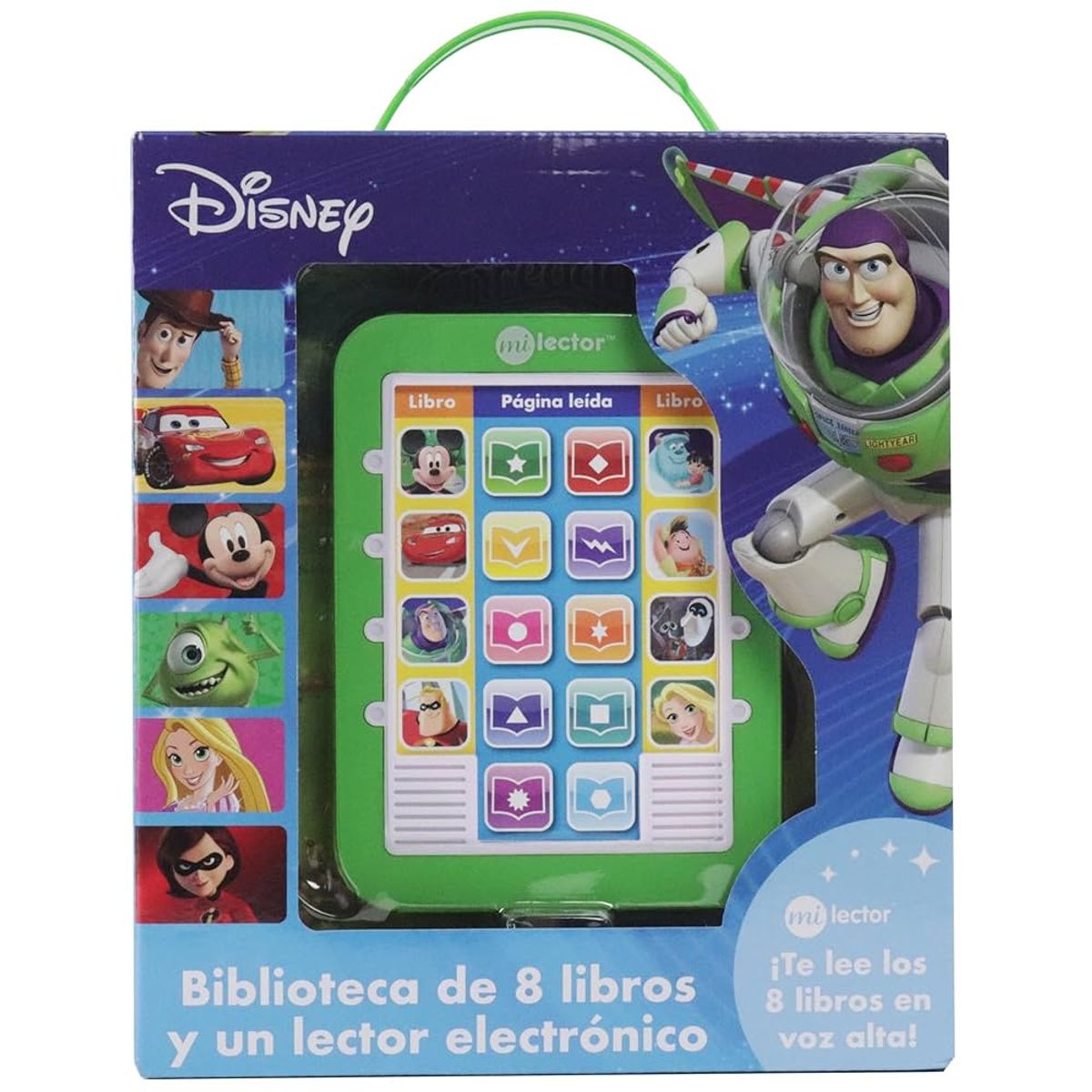 PI KIDS - DISNEY. BIBLIOTECA DE 8 LIBROS Y UN LECTOR ELECTRONICO