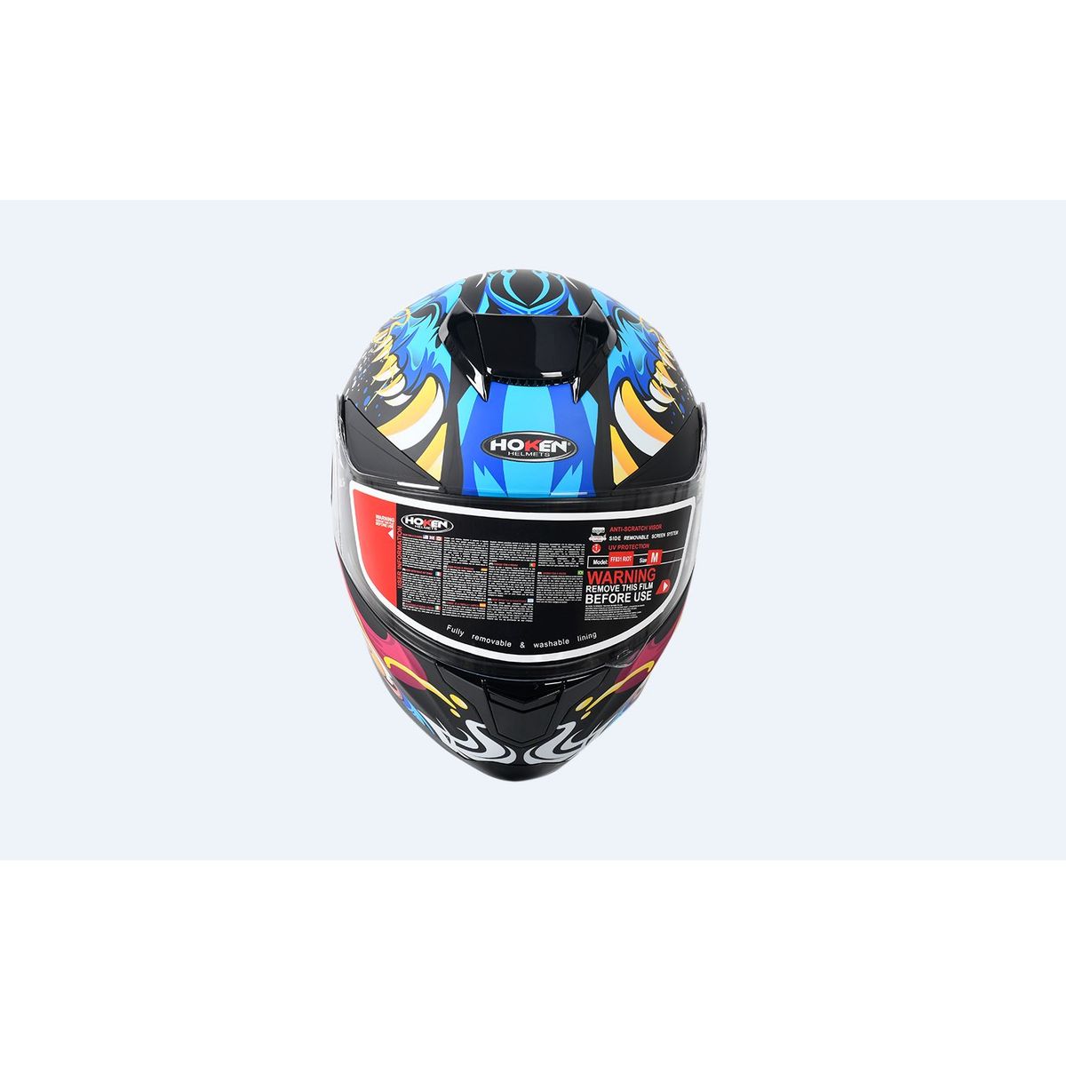 GENERICO - Casco De Moto Integral FF831 RIOT  Certificacion Doble