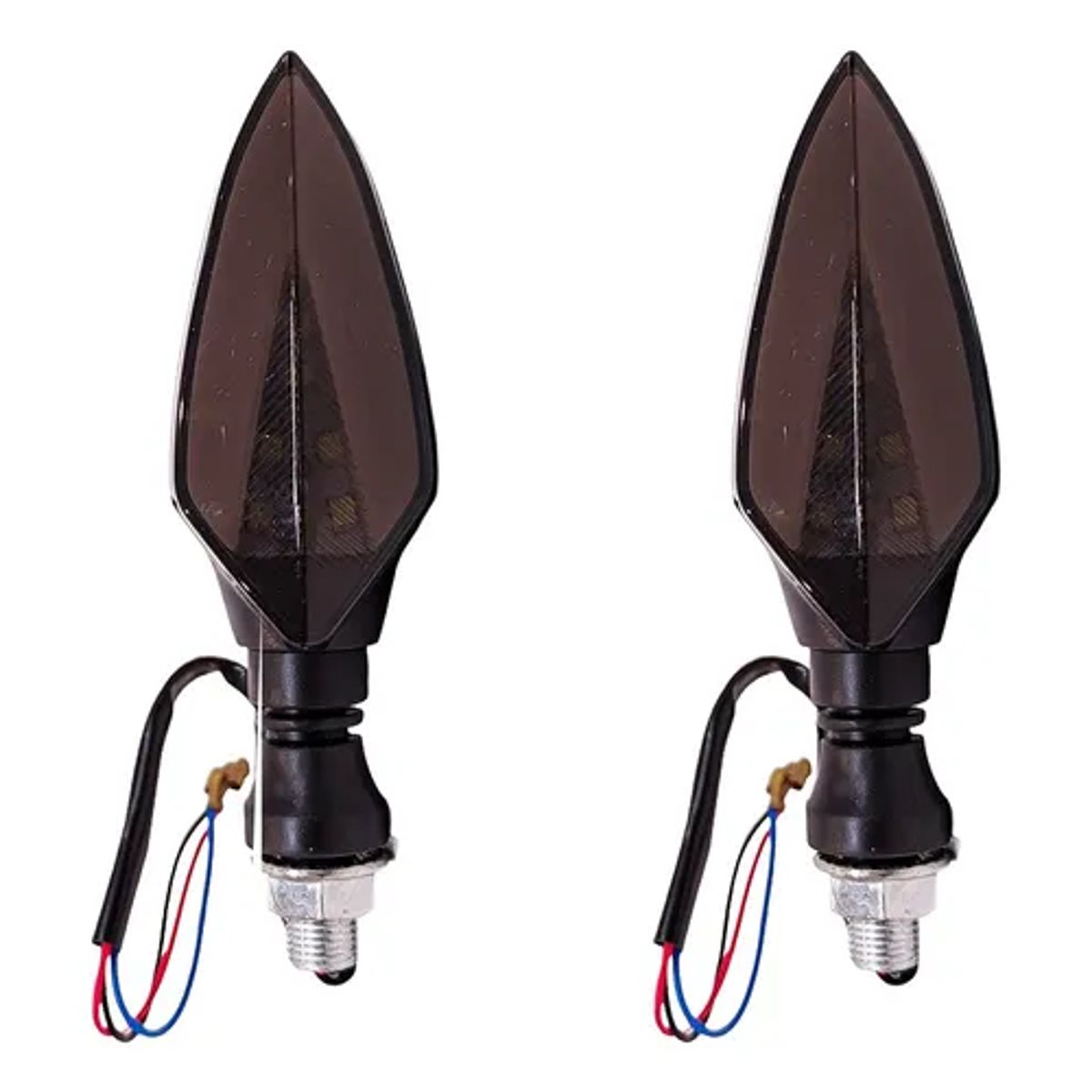 GENERICO - Direccionales Led Moto 2pcs Luz Fijo Blanco y Giro Ámbar