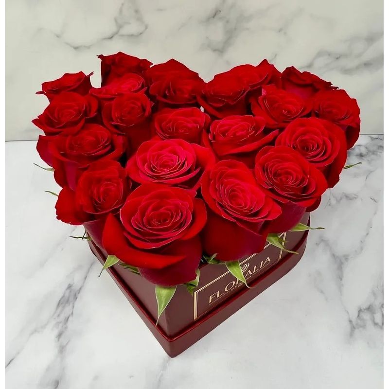 FLORALIA - Arreglo de Flores  - Edición Heart - Rosas