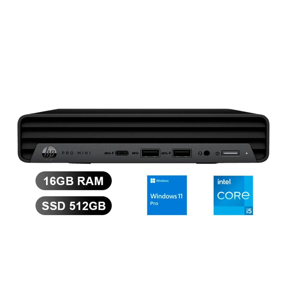 HP - PC HP PRO MINI 400 G9, I5-14500T, 16GB RAM, 512GB SSD, W11PRO (A17JMLA)