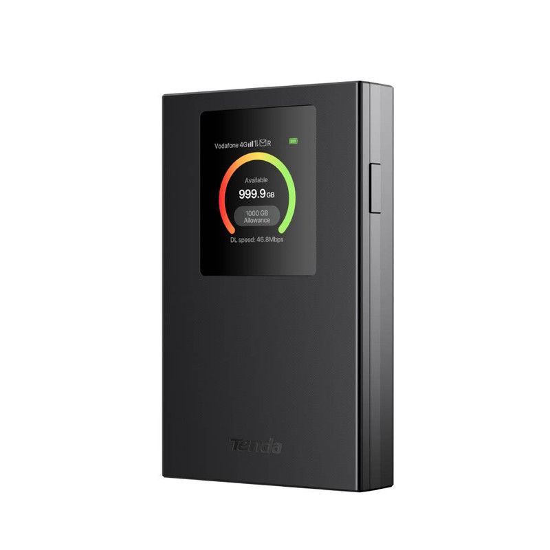 TENDA - Router Móvil Tenda 4G185 v40 con Wi‑Fi 6 y Pantalla LCD