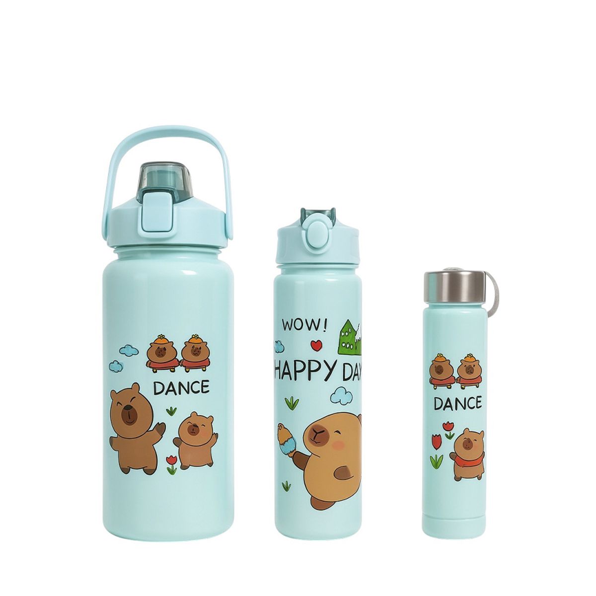 GENERICO - Tomatodo Capibara A-3889 2LT 3 en 1 Verde Claro