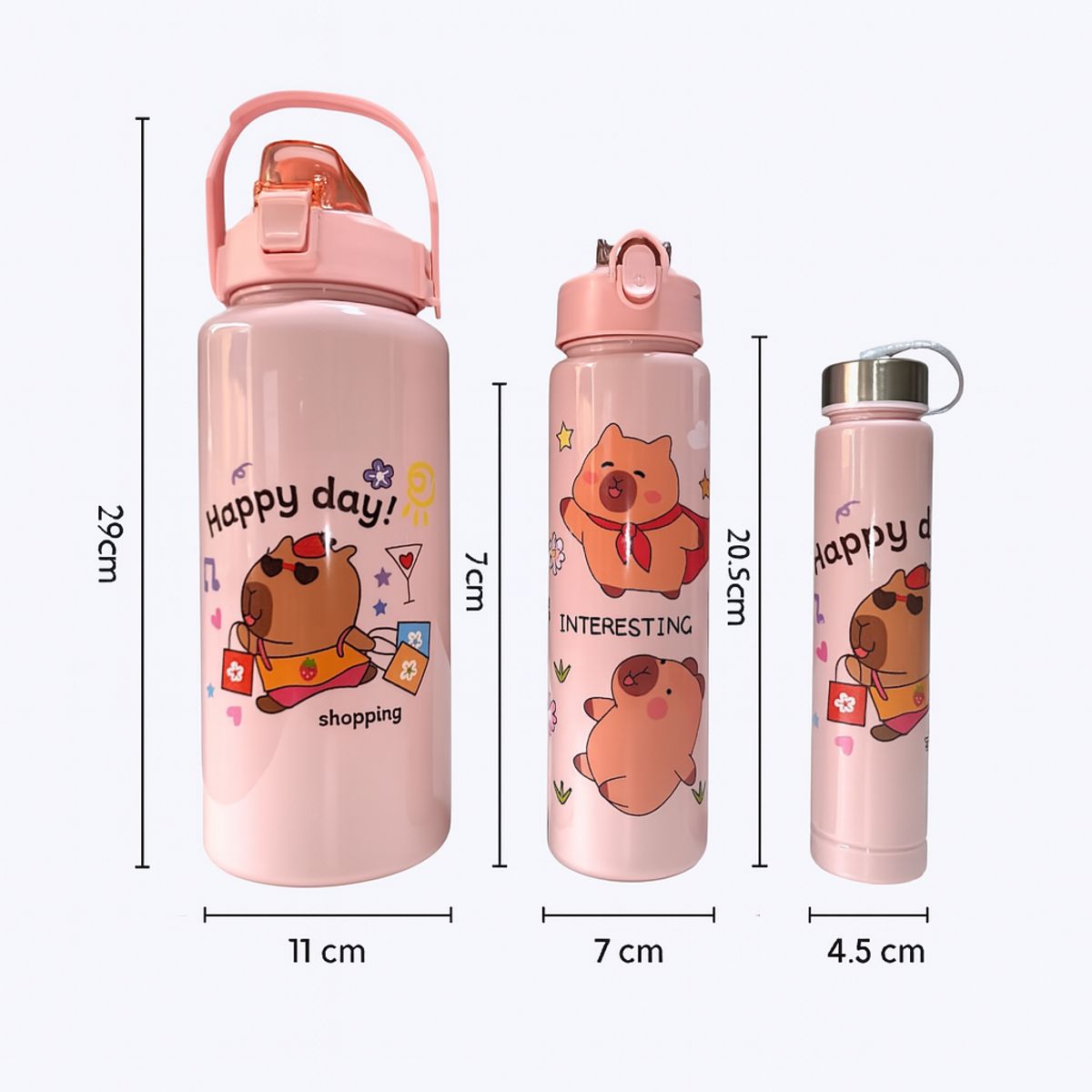 GENERICO - Tomatodo Capibara A-3889 2LT 3 en 1 Verde Claro