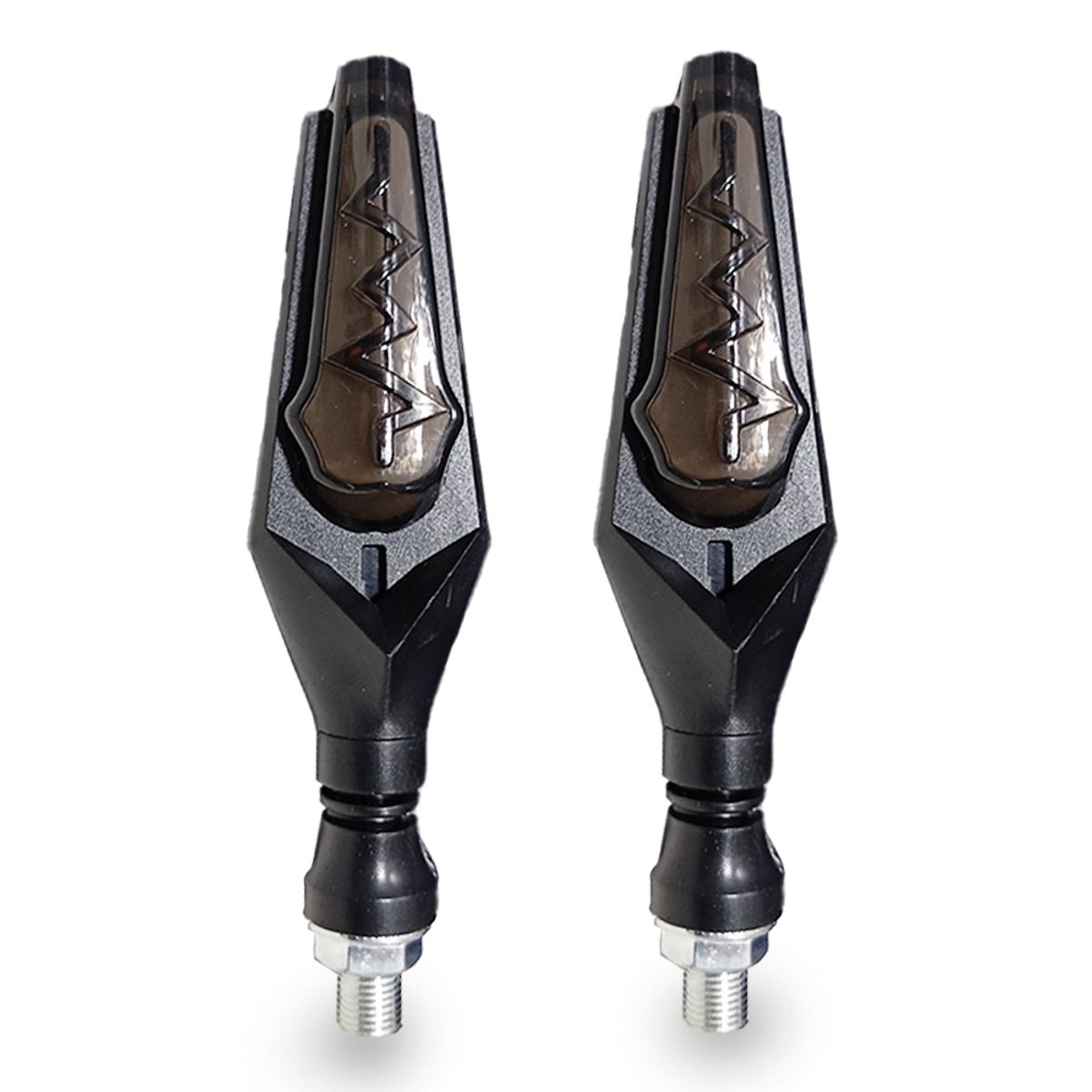 GENERICO - Direccionales Led Moto 2pcs Luz Fijo y Giro Ámbar 2 Funcione