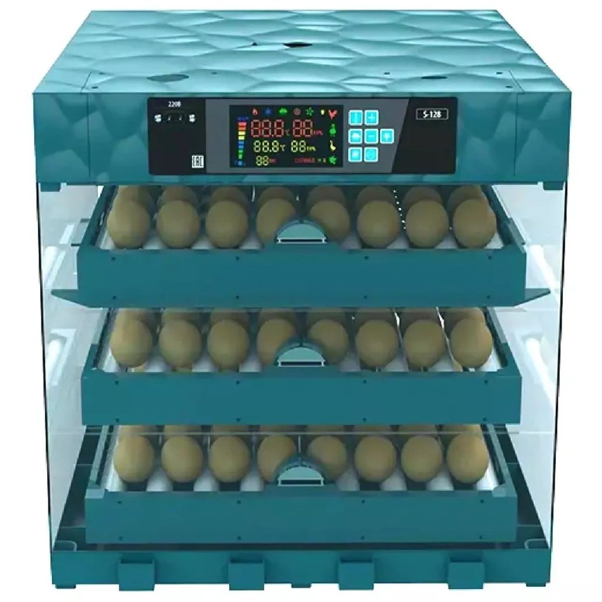 GENERICO - INCUBADORA AUTOMATICA DE 192 HUEVOS 220V