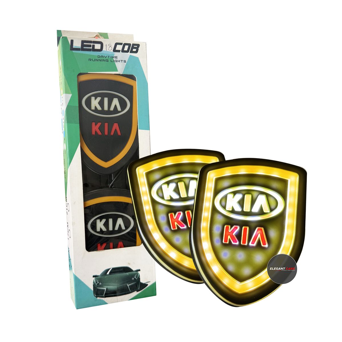 GENERICO - Set Luz Diurna LED 2 Funciones – Luz Diurna + Direccional 12V