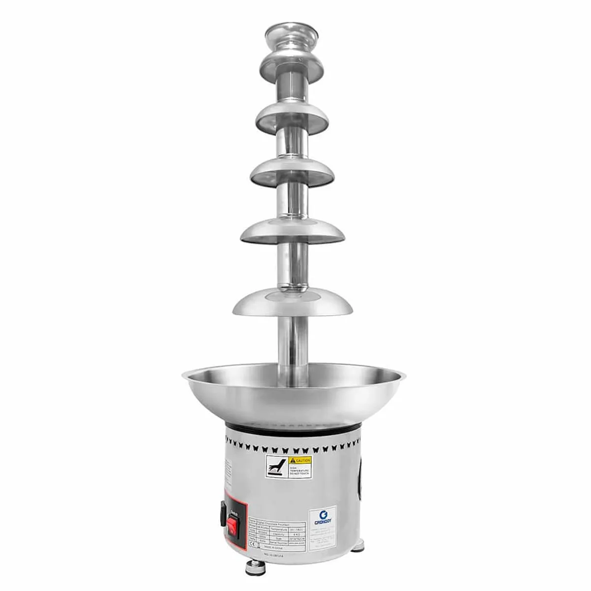 GRONDOY - Fuente de Chocolate 6 Pisos Digital Grondoy - Fondue para Eventos