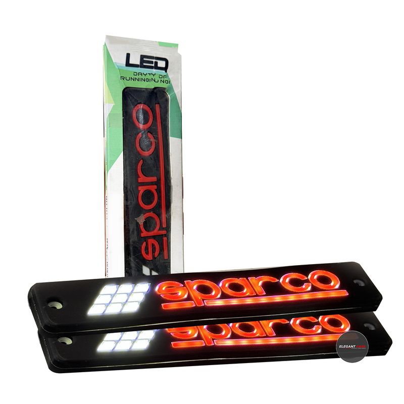 SPARCO - Set Luz Diurna LED Deportivo Sparco  12V