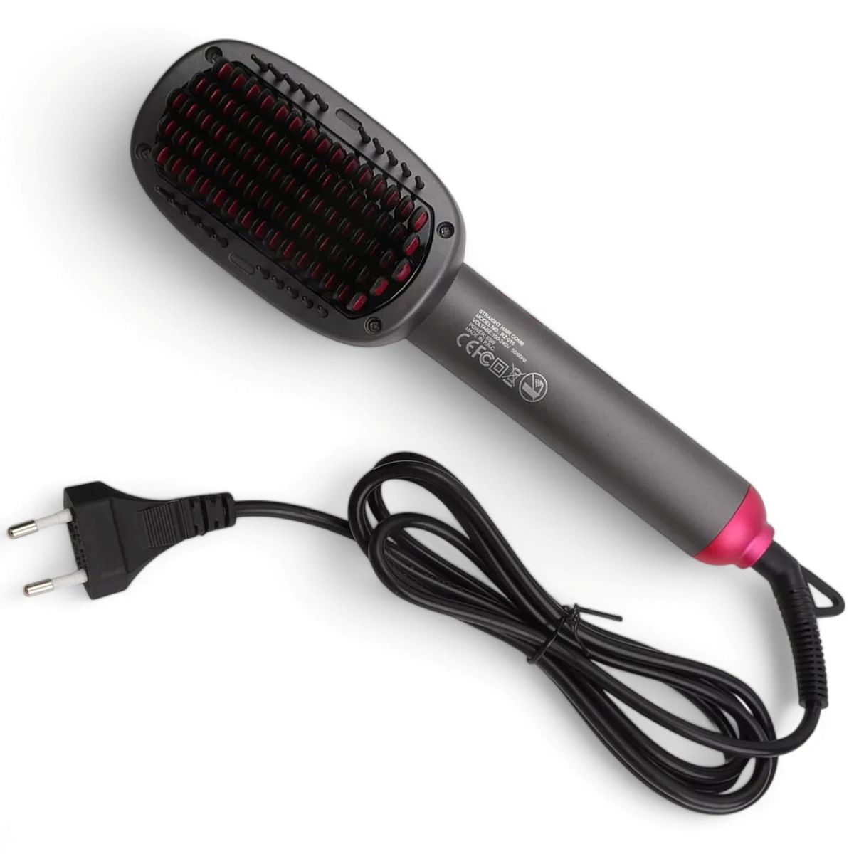 GENERICO - Cepillo de Cabello Electrico Rozia Peine Alisador 980°F