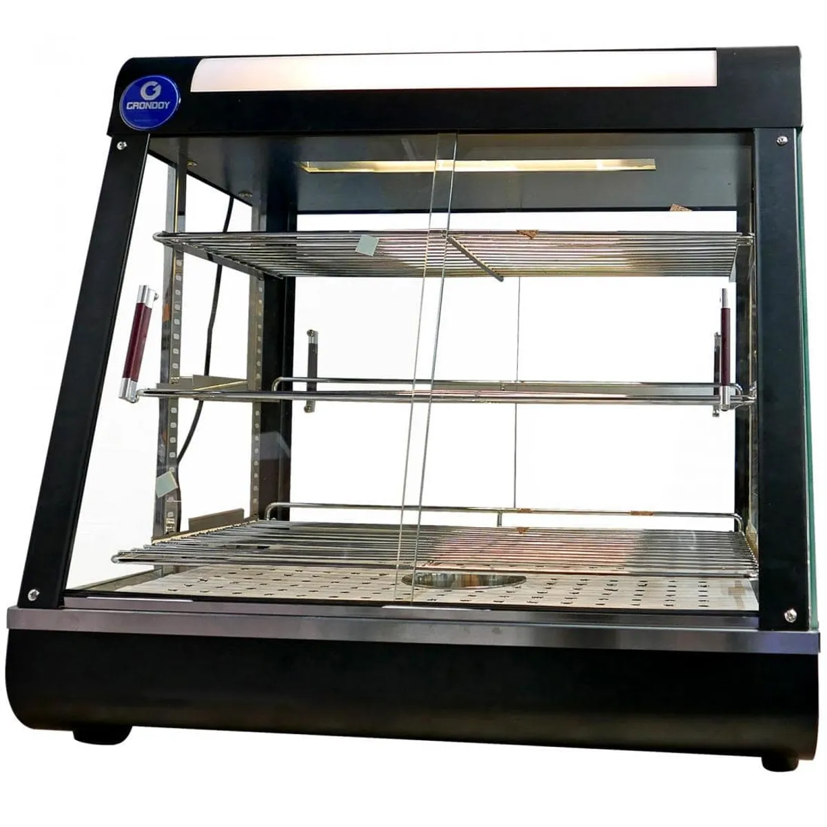 GRONDOY - Vitrina Exhibidora Calentadora - Mantenimiento de Alimentos