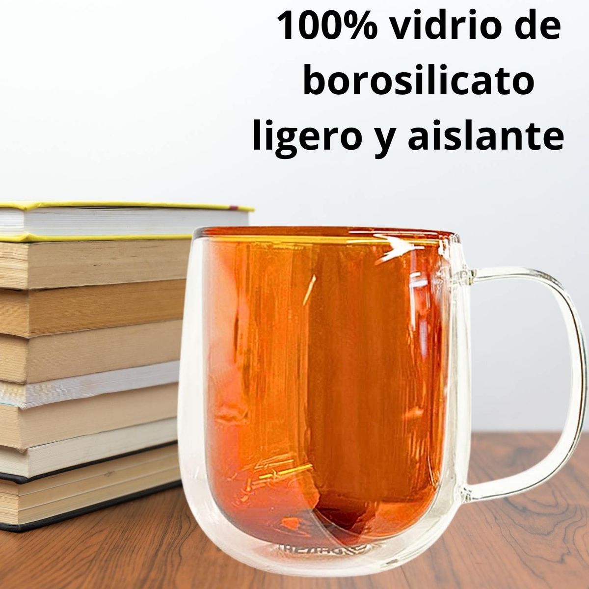 THERMOS - TAZA DE BOROSILICATO 280ML THERMOS® Anaranjado