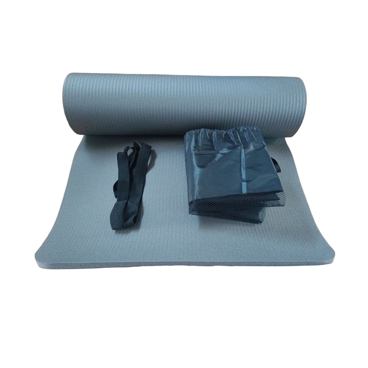 WINNER - Colchoneta Yoga Mat Gruesa 15 mm con Bolso y Sujetador Plomo