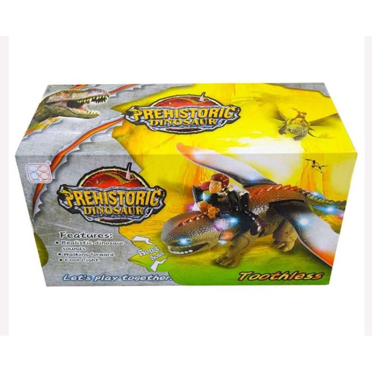 GENERICO - Dinosaurio Chimuelo Luz Sonido y Movimiento