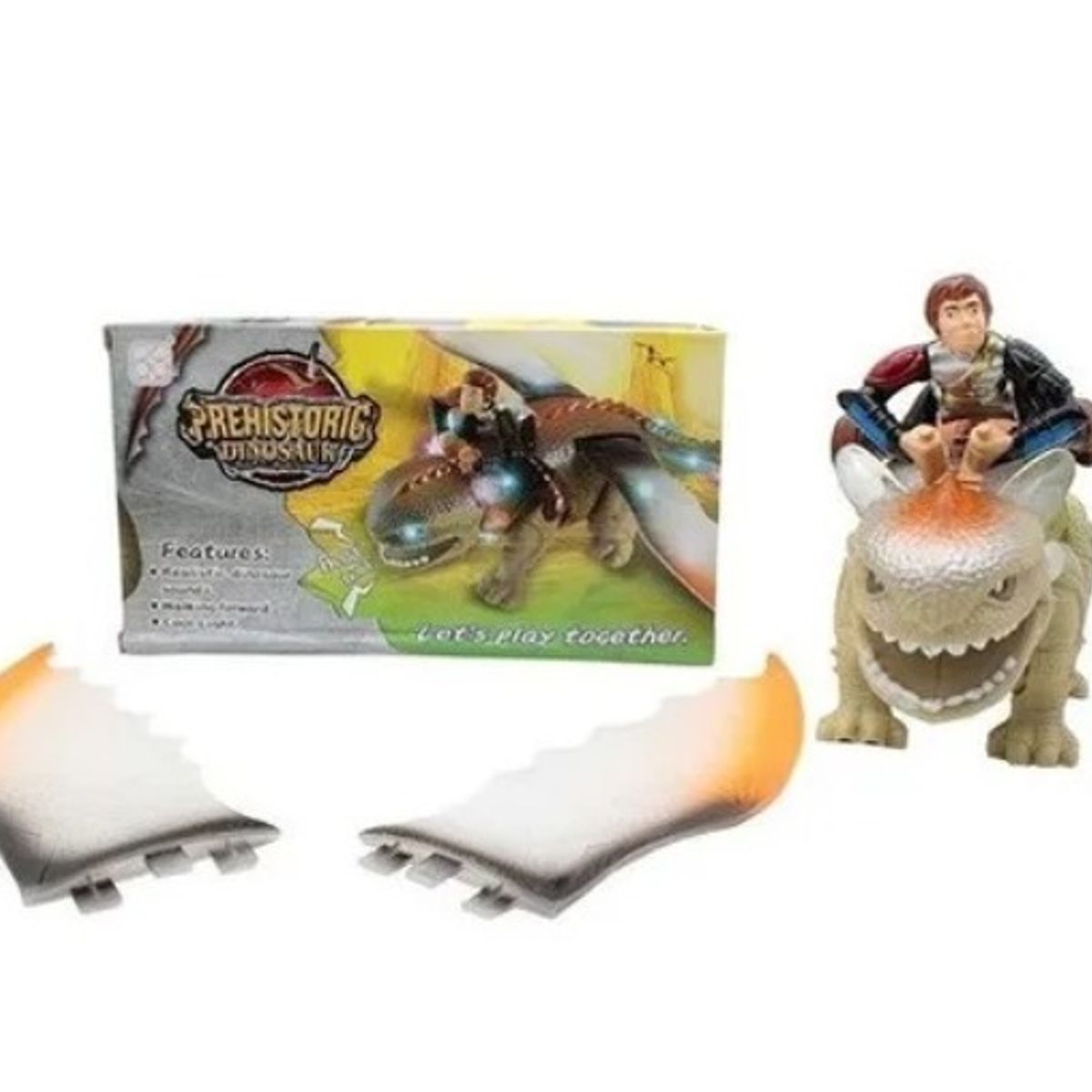 GENERICO - Dinosaurio Chimuelo Luz Sonido y Movimiento