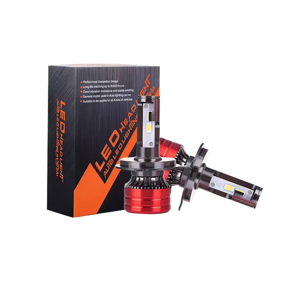 GENERICO - Foco Led Dual H4 para faro alta baja 10000lm