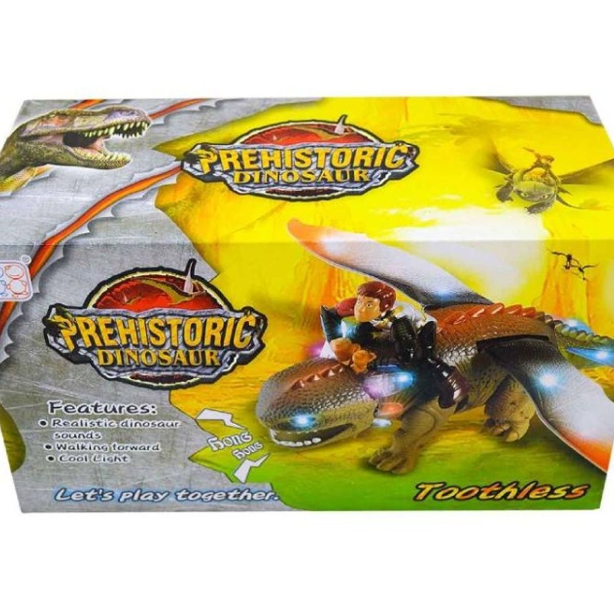 GENERICO - Dinosaurio Chimuelo Luz Sonido y Movimiento