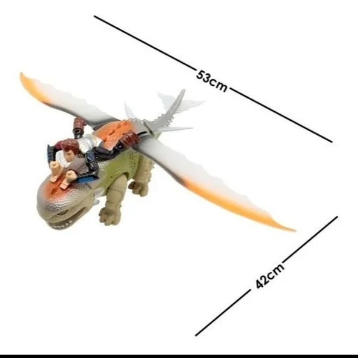 GENERICO - Dinosaurio Chimuelo Luz Sonido y Movimiento