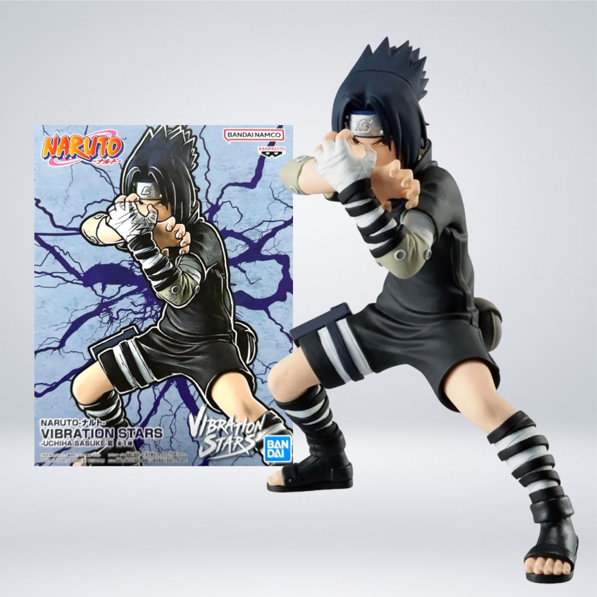 BANPRESTO - FIGURA NARUTO SHIPPUDEN VIBRATION STARS - UCHIHA SASUKE