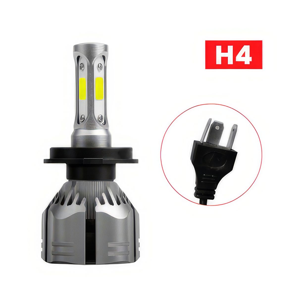 GENERICO - Foco Led R11 H4 50000LM alta baja luz blanco potente