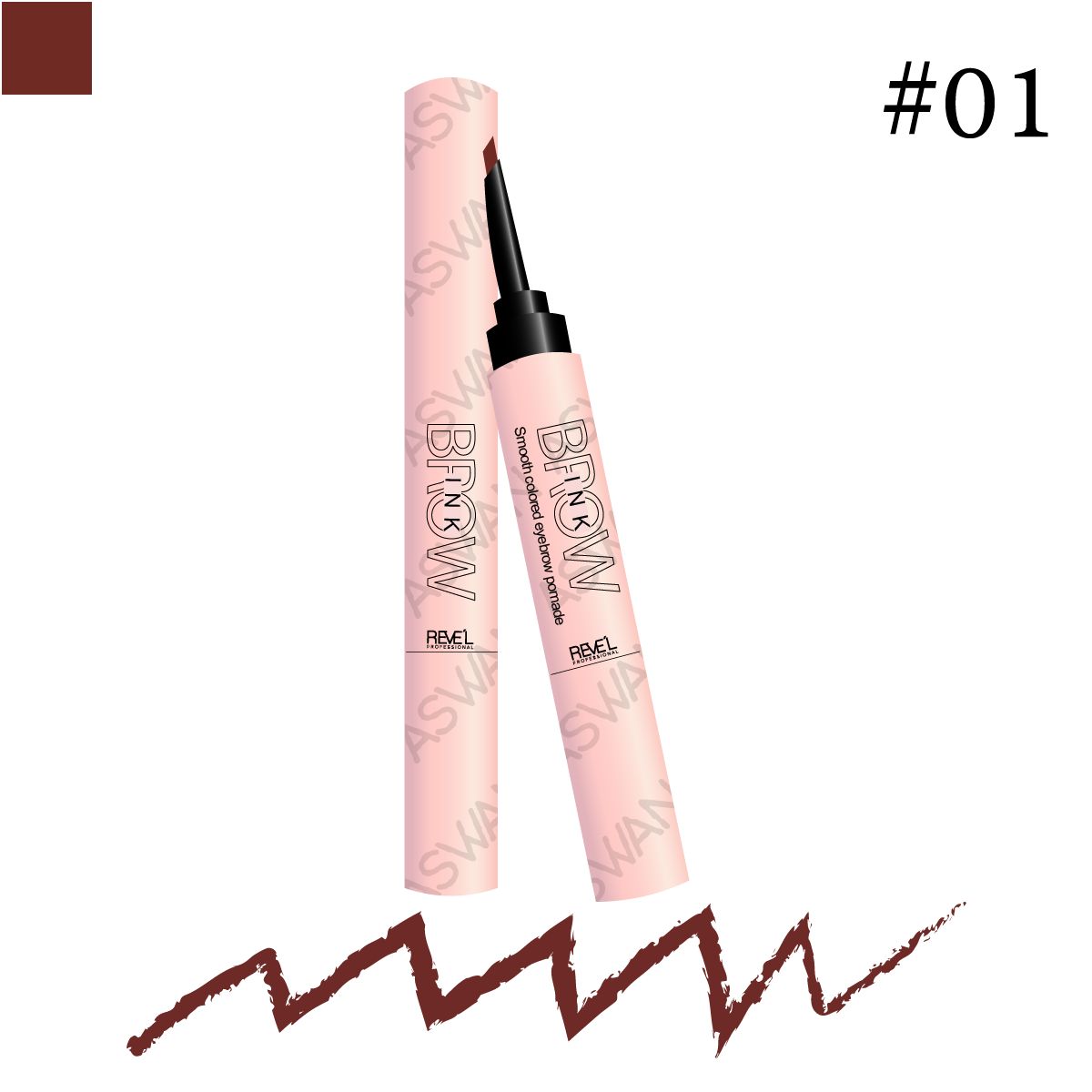 REVE'L PROFESSIONAL - DELINEADOR PARA CEJAS EYEBROW INK POMADE 01 - REVEL