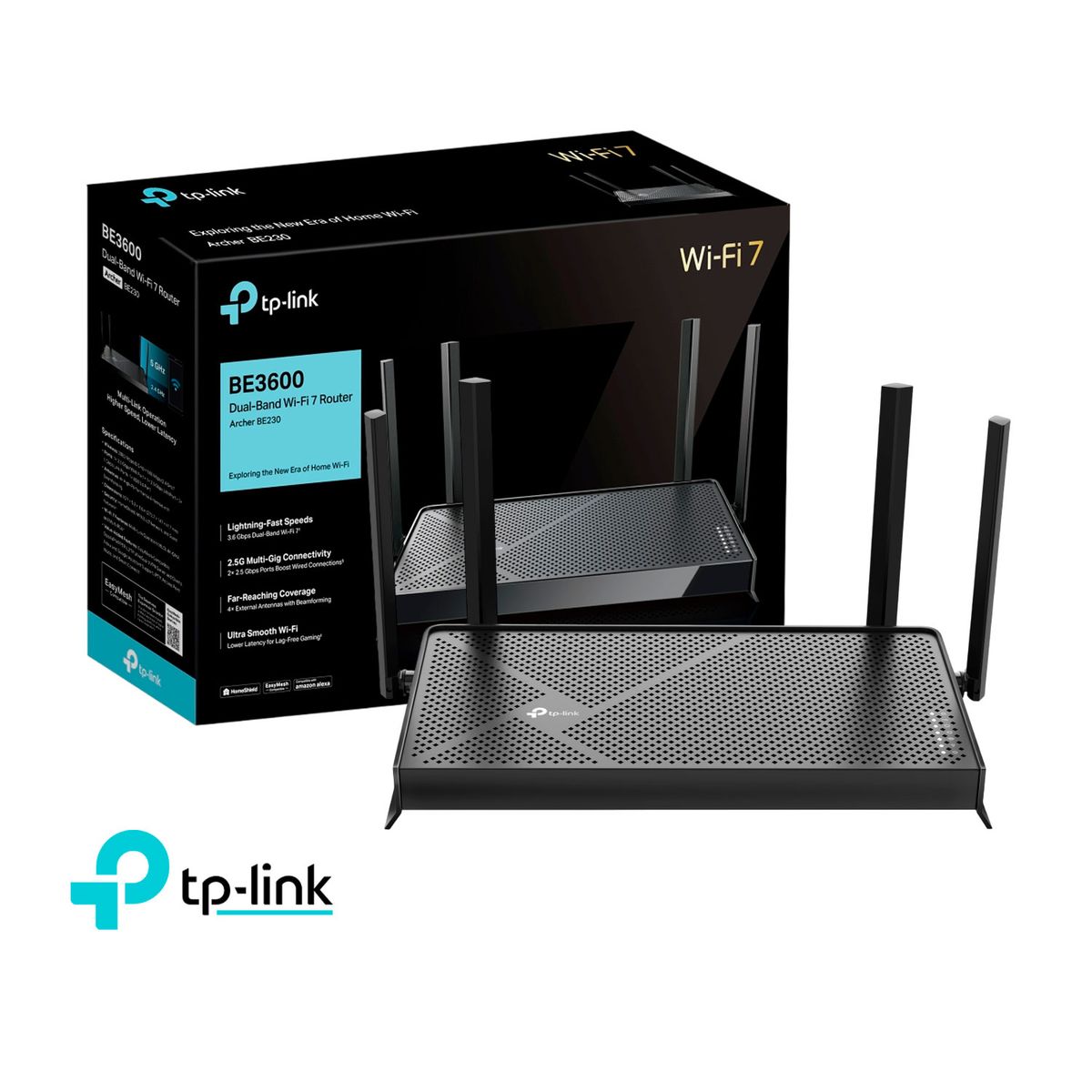 TP LINK - TP-LINK Router Archer BE230 BE3600 Wi-Fi 7 Doble Banda Easy Mesh
