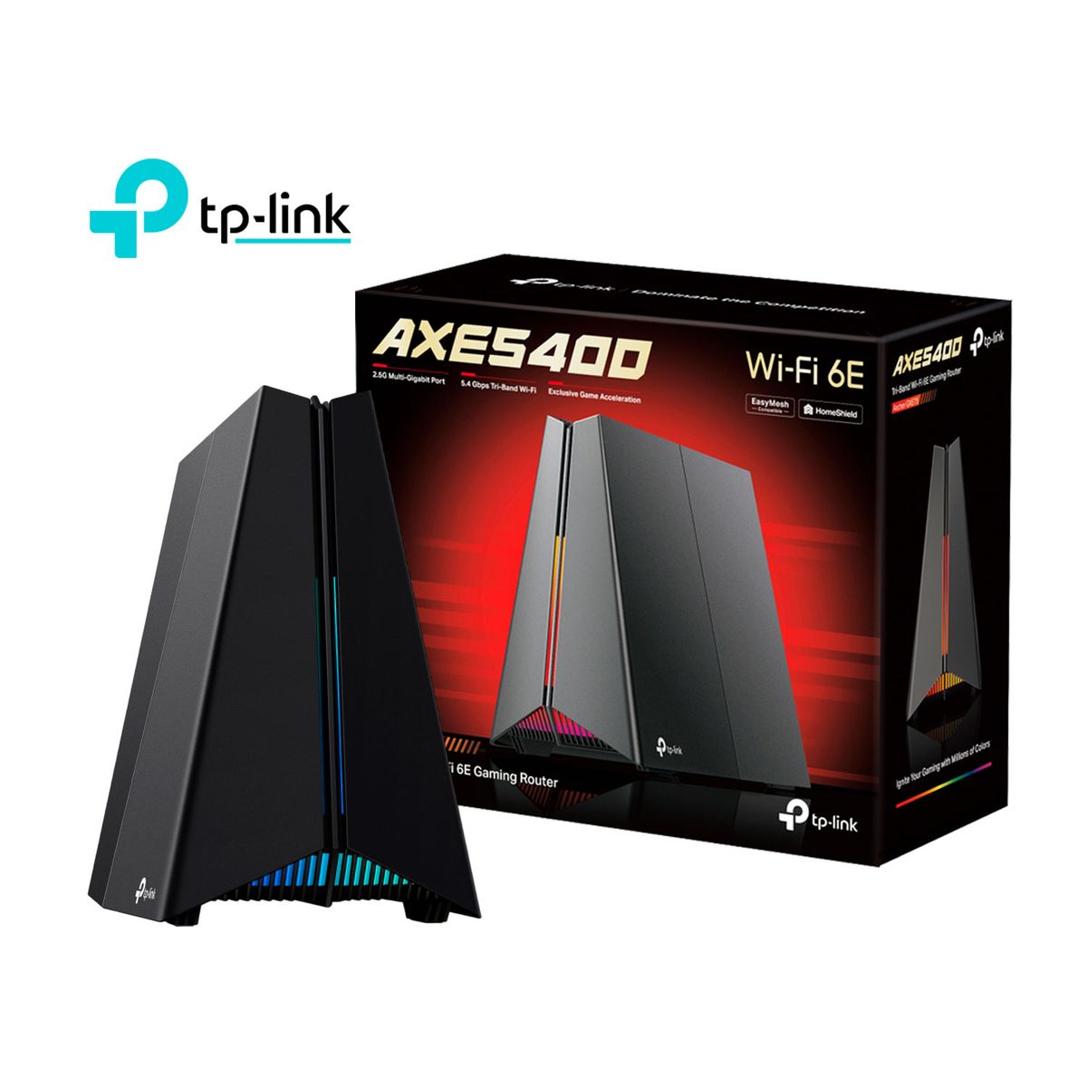 TP LINK - TP-LINK Router Archer GXE75 Gaming Tri-Band Wi-Fi 6E AXE5400 EasyMesh