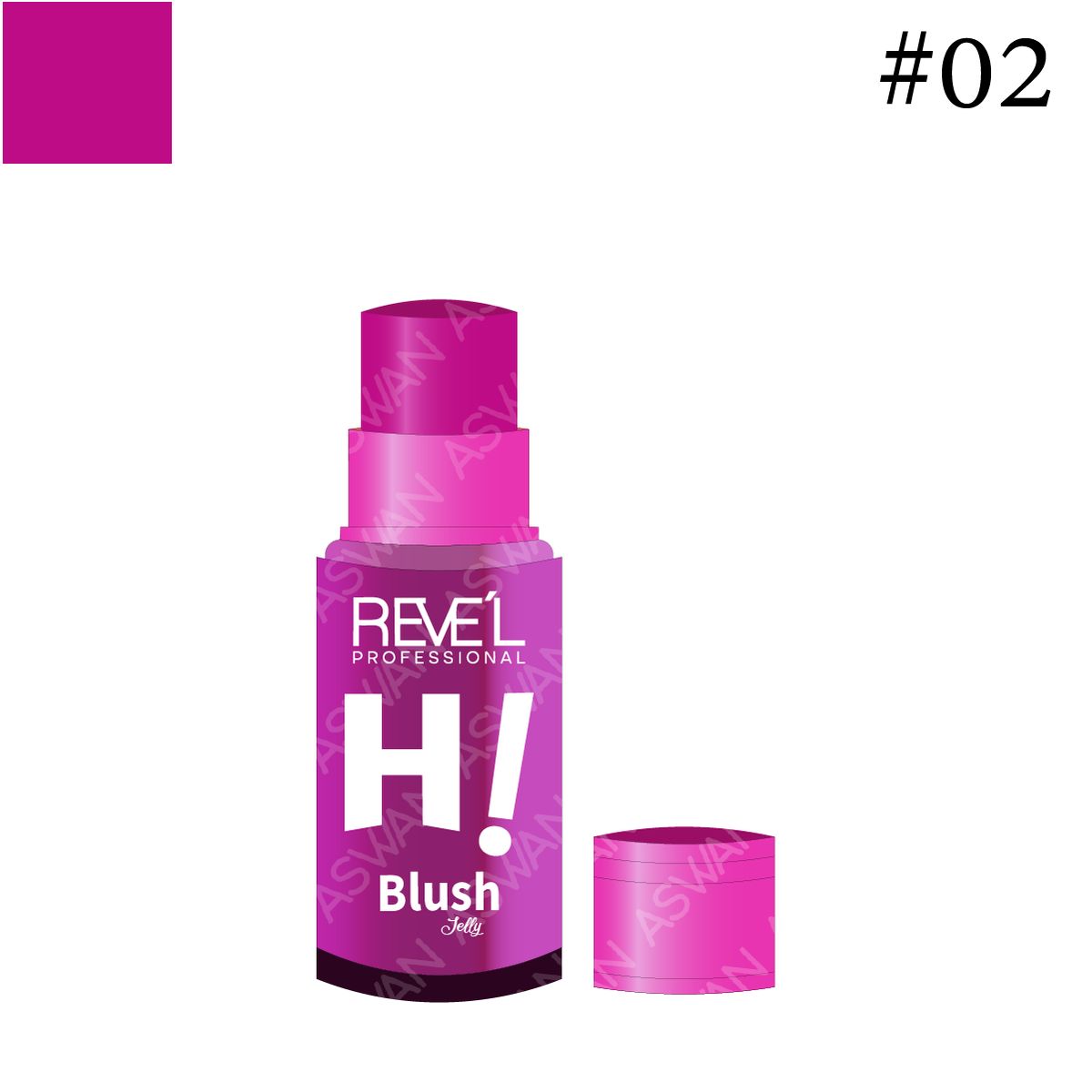 REVE'L PROFESSIONAL - RUBOR H BLUSH JELLY 02 - REVEL