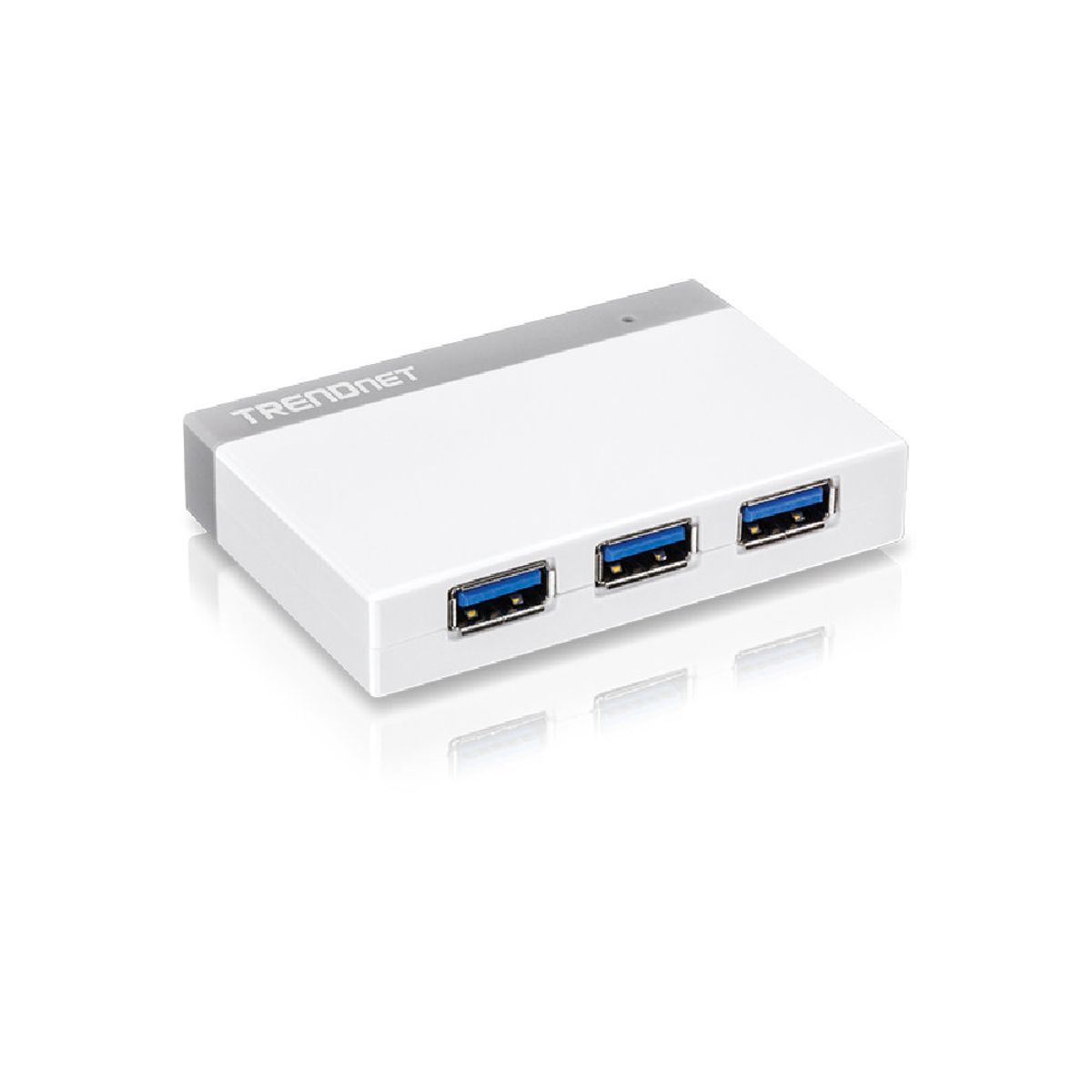 GENERICO - Adaptador Hub TRENDnet de USB-A 3.0  a  USB-A de 4 puertos Con puerto de energía TU3-H4